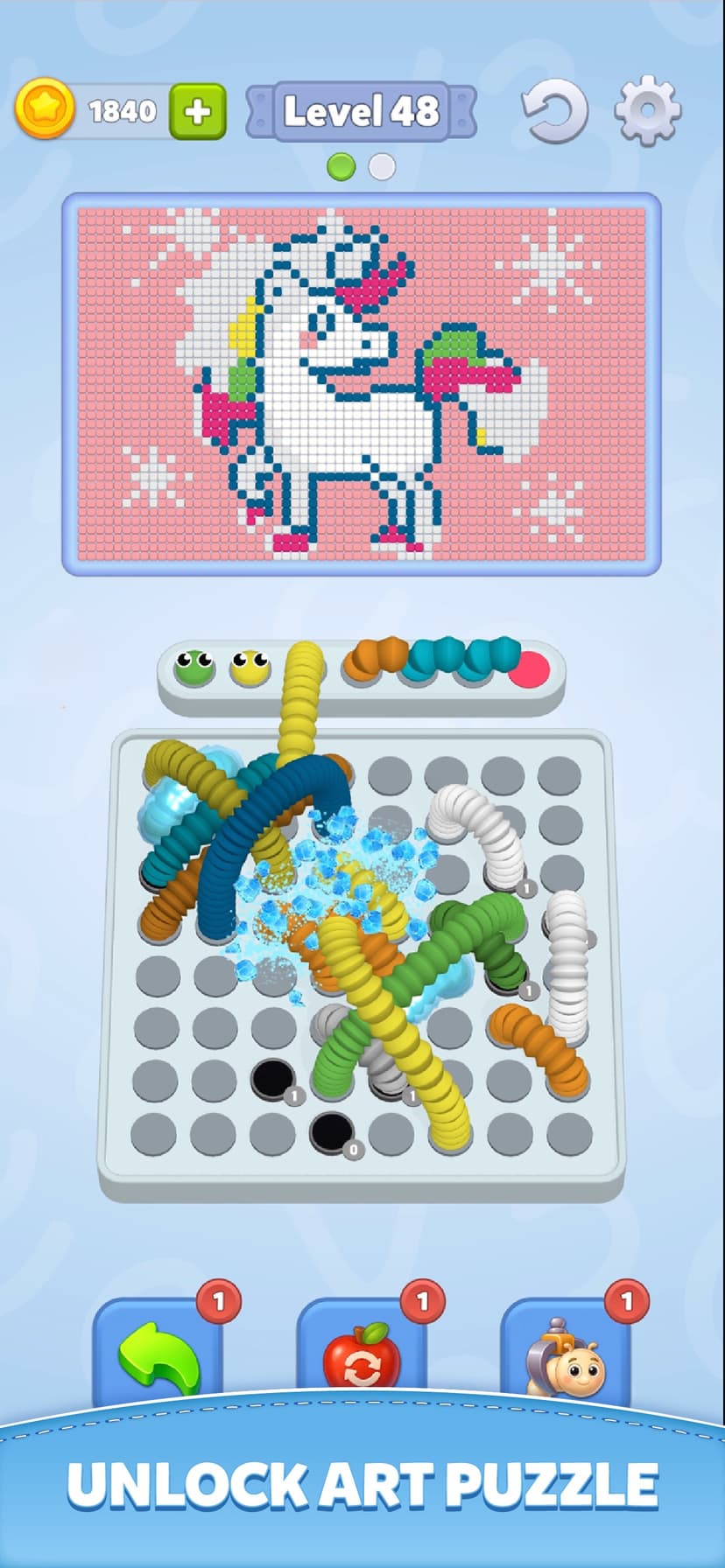 Wiggle Tangle - Thread Puzzle screenshot 10 - screenshot