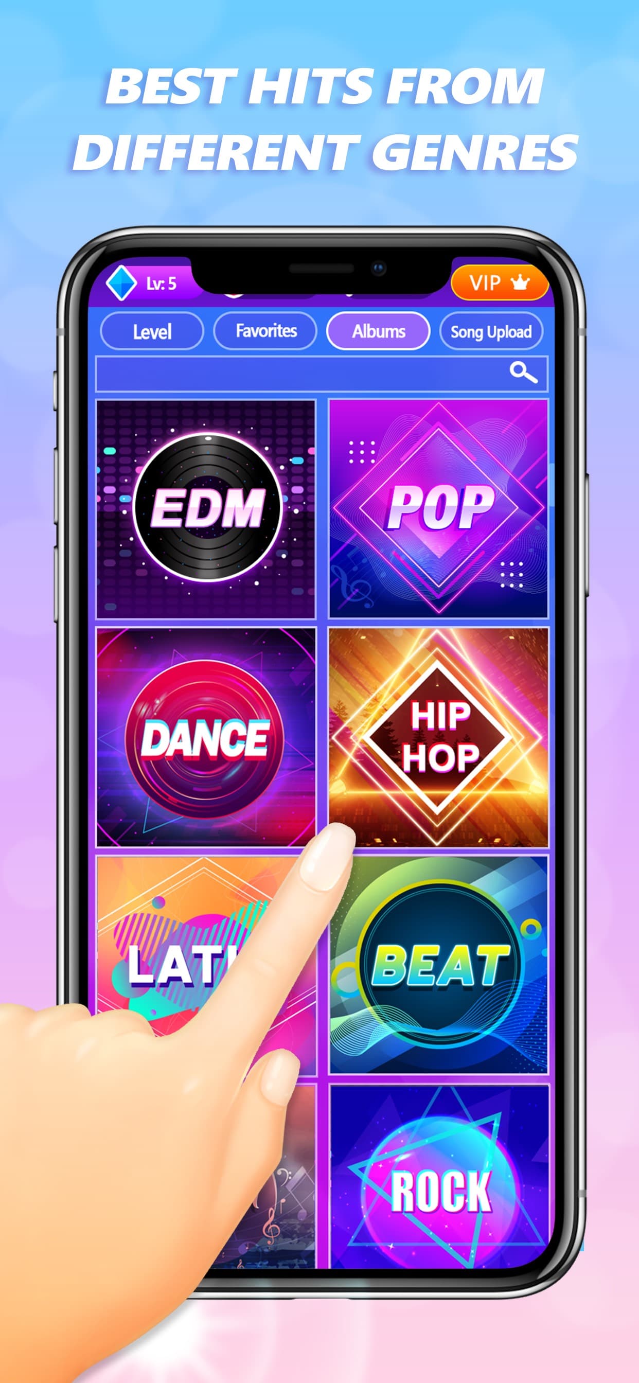 Pink Tiles: Piano Game screenshot 1 - screenshot