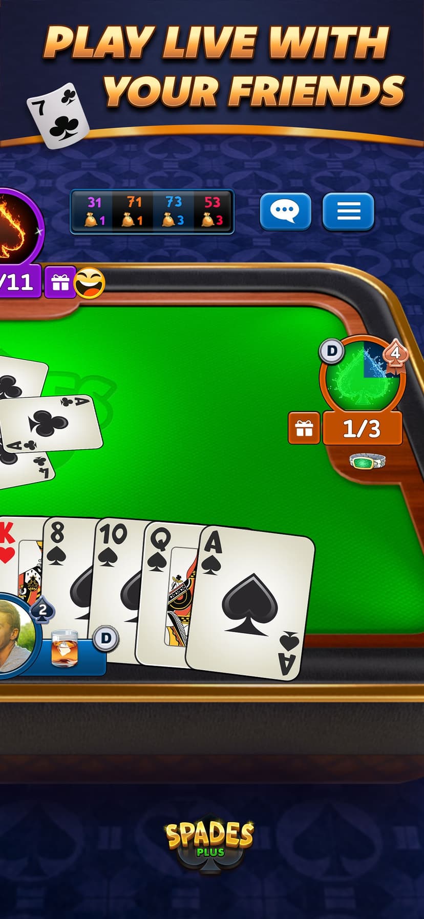 Spades Plus - Card Game screenshot 4 - screenshot