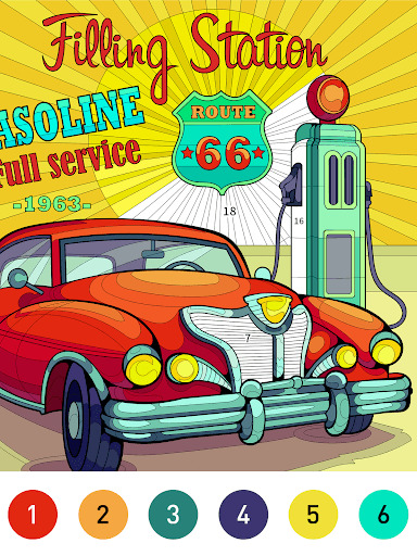 Nostalgia Color by number game screenshot 17 - screenshot