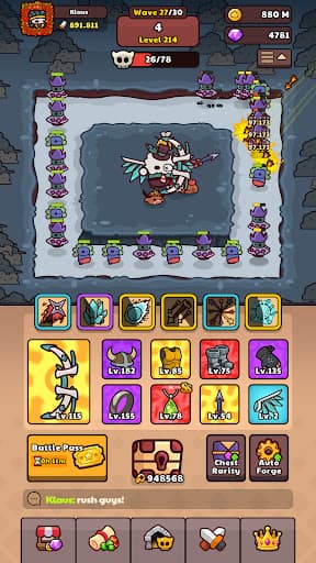 Smith Legend: Idle Rpg TD screenshot 5 - screenshot
