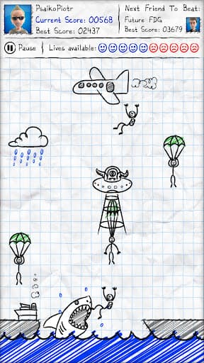 Parachute Panic screenshot 1 - screenshot