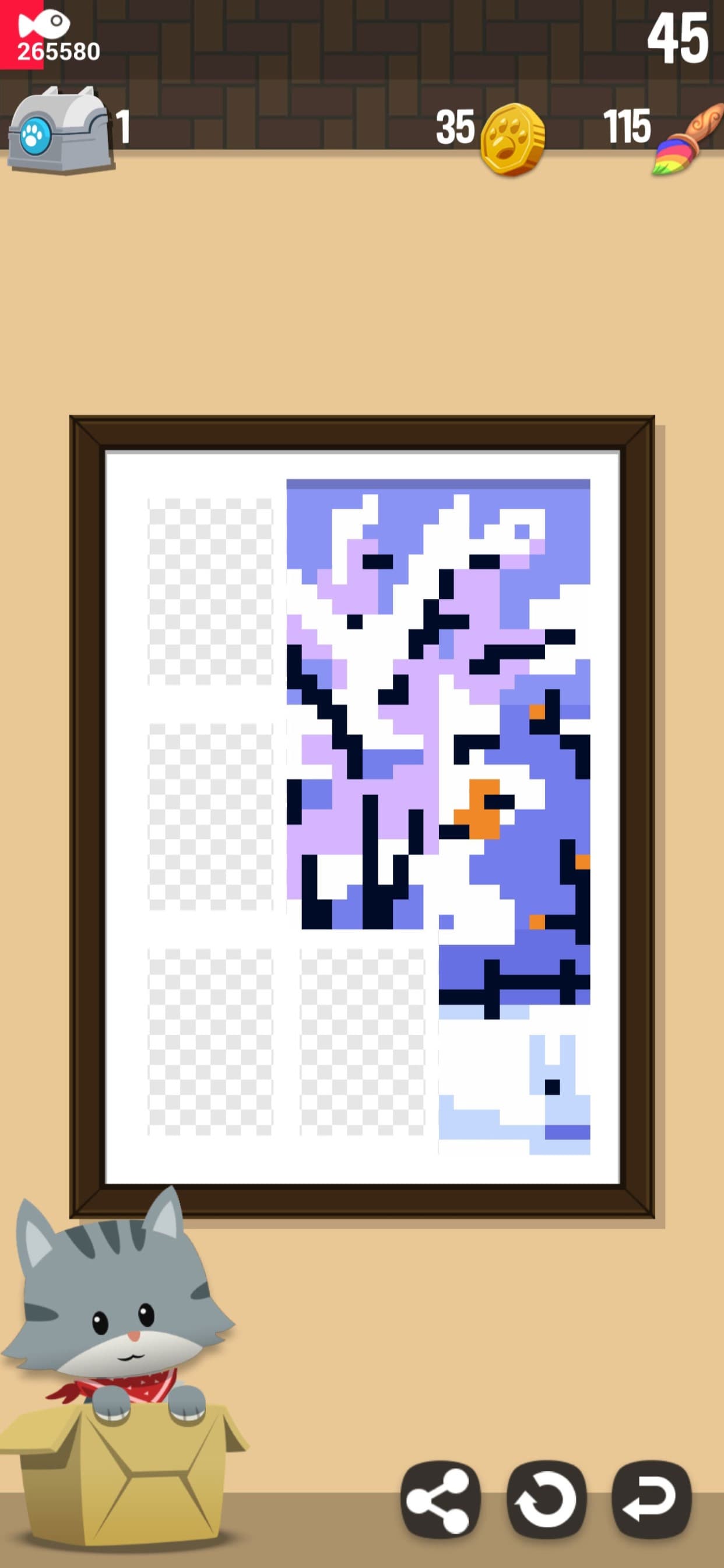 Hungry Cat Nonogram screenshot 2 - screenshot