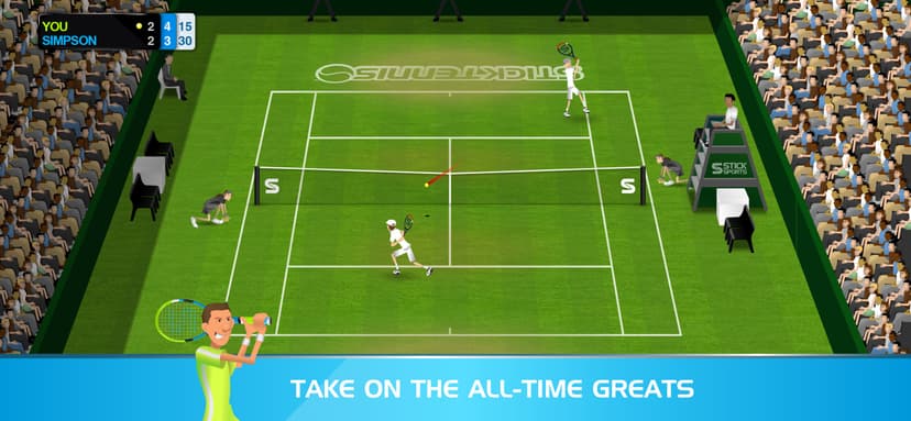 Stick Tennis screenshot 3 - screenshot