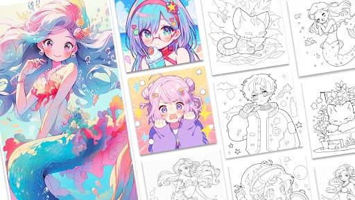 Cute Drawing : Anime Color Fan screenshot 7 - screenshot