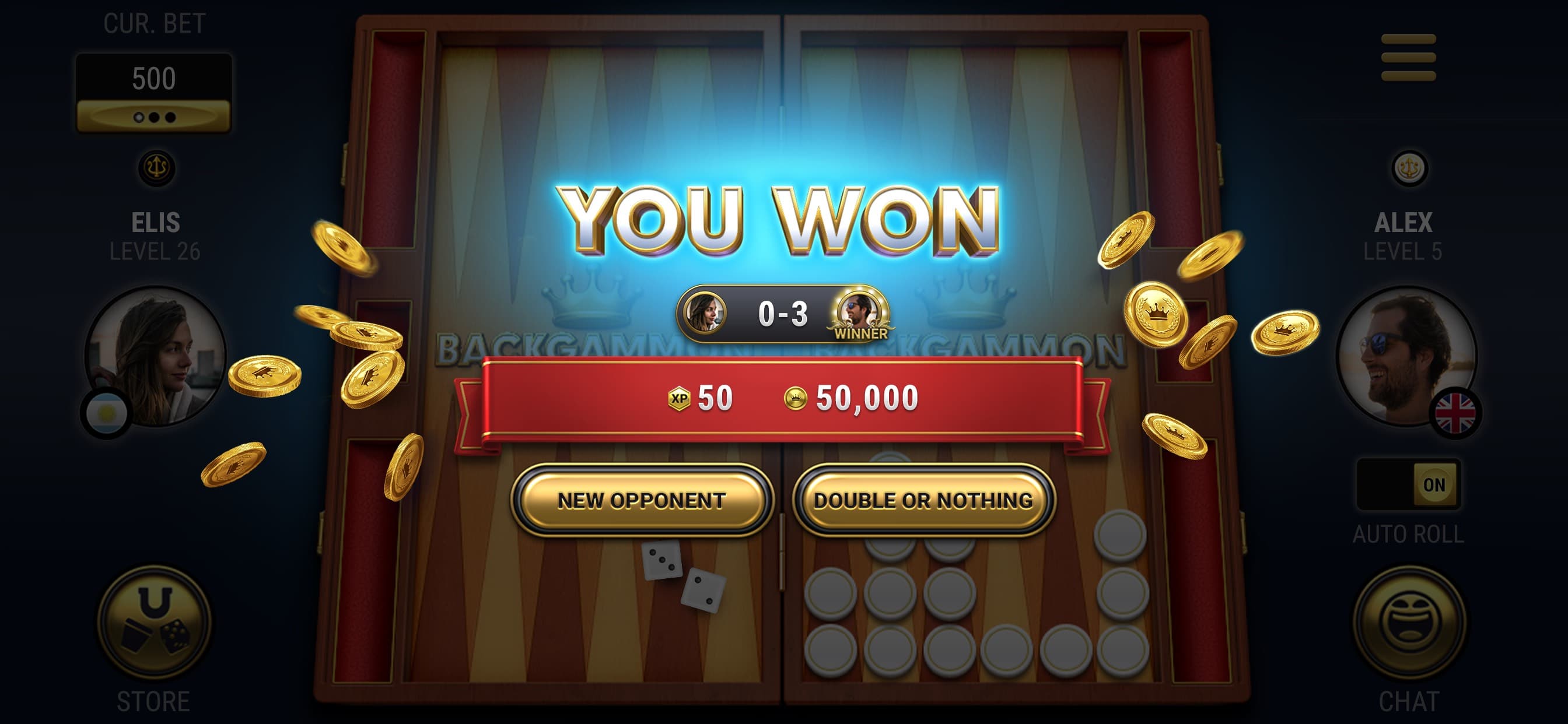 Backgammon Live™ Board Game screenshot 2 - screenshot
