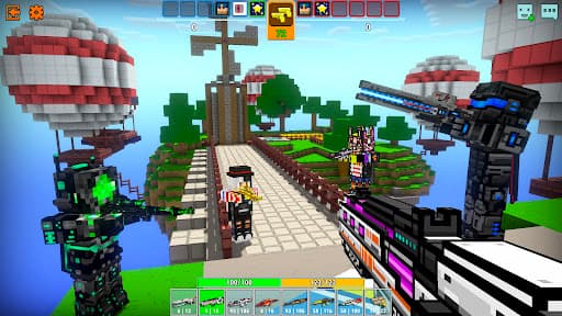 Cops N Robbers:Pixel Craft Gun screenshot 4 - screenshot