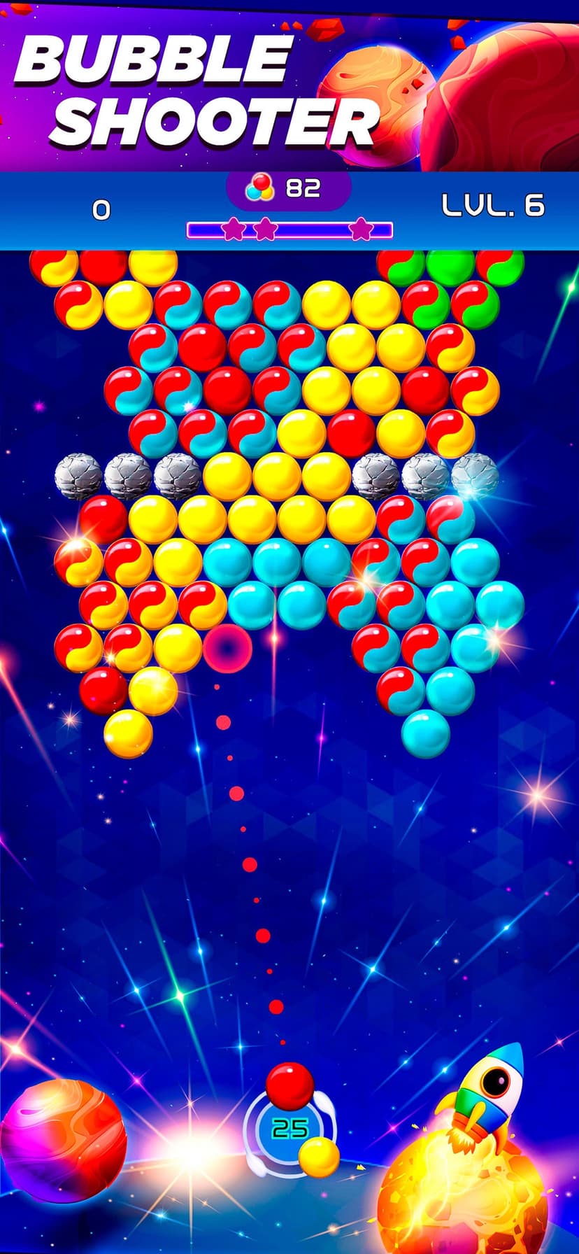 Bubble Shooter Arcadia screenshot 1 - screenshot