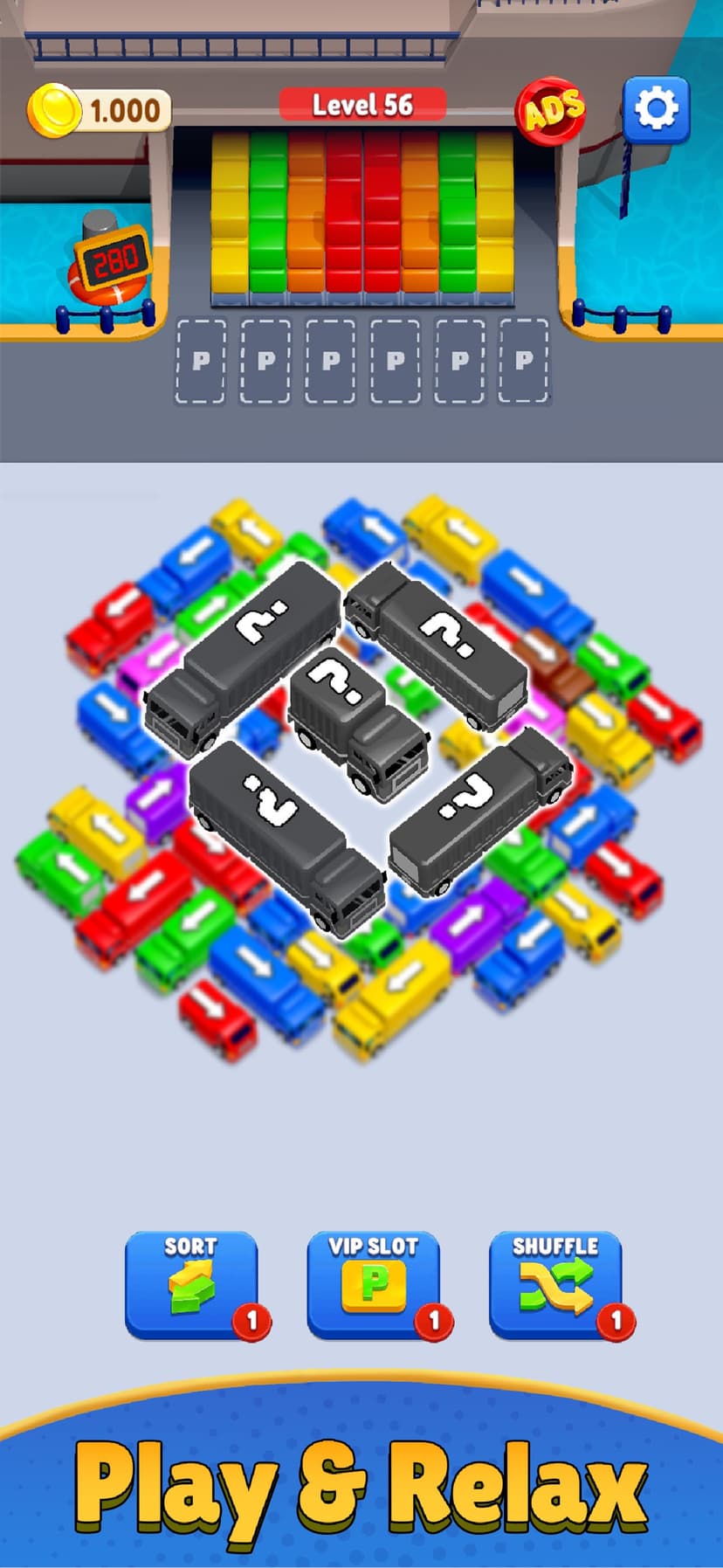 Truck Sort: Color Frenzy screenshot 3 - screenshot