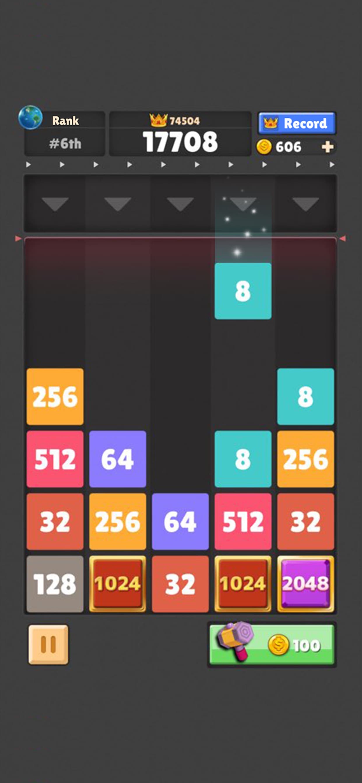 Drop The Number : Merge Puzzle screenshot 3 - screenshot