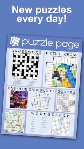 Puzzle Page - Daily Puzzles! screenshot 1 - screenshot
