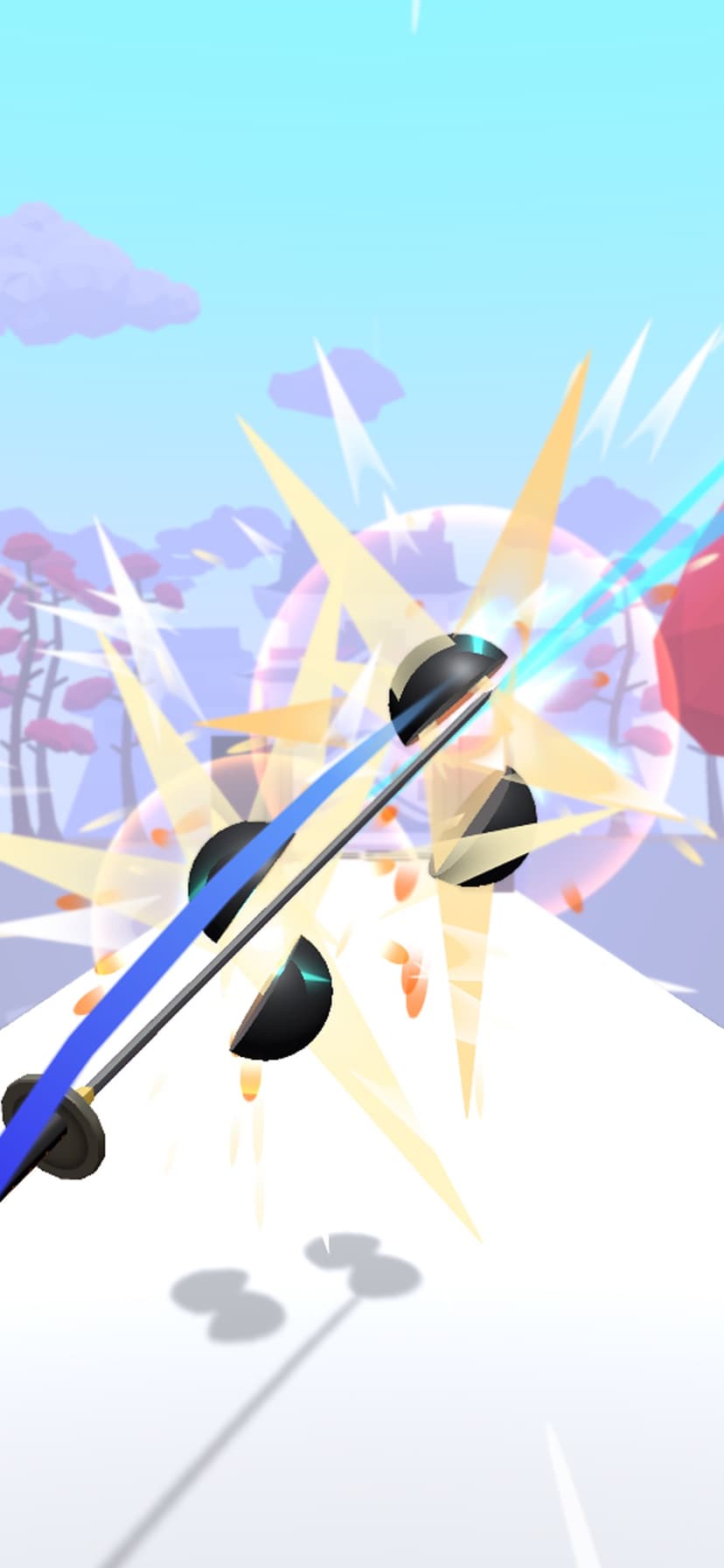Samurai Slash - Run & Slice screenshot 1 - screenshot