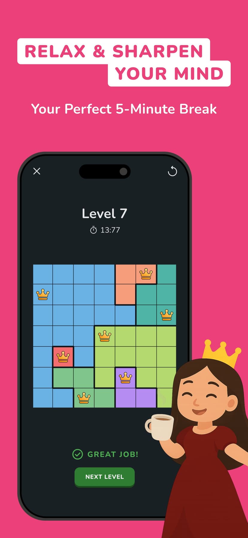 Queens: Board Puzzle Games screenshot 3 - screenshot