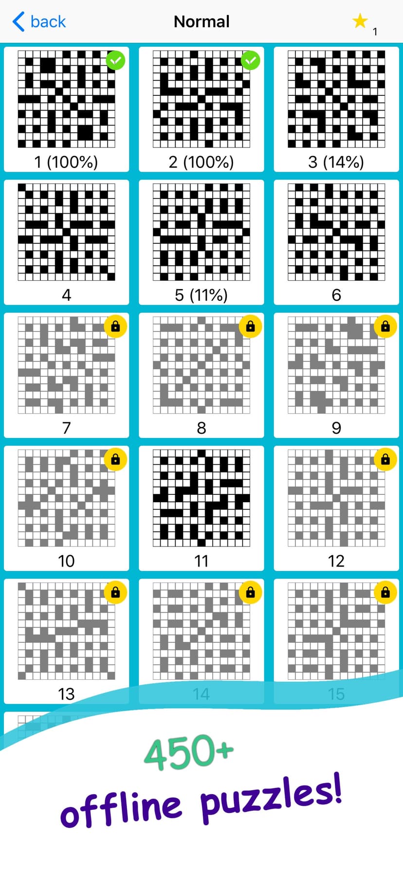 English Crosswords Puzzle Game screenshot 2 - screenshot