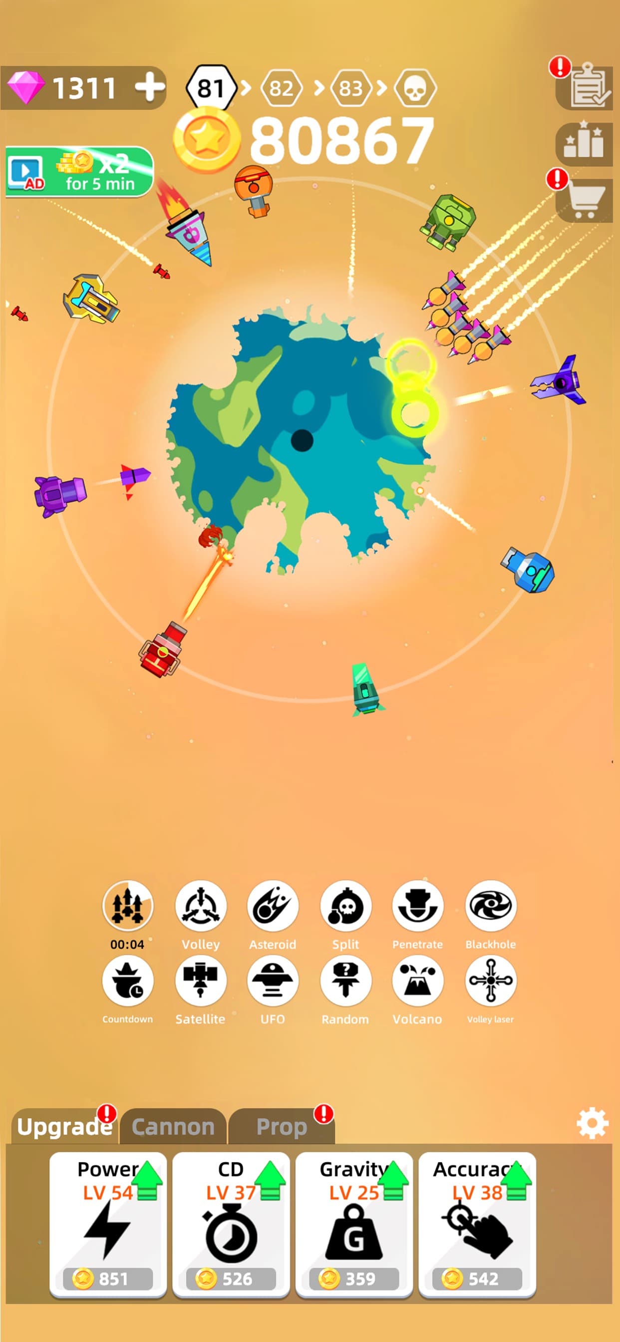 Planet Smash : Idle Wars screenshot 3 - screenshot