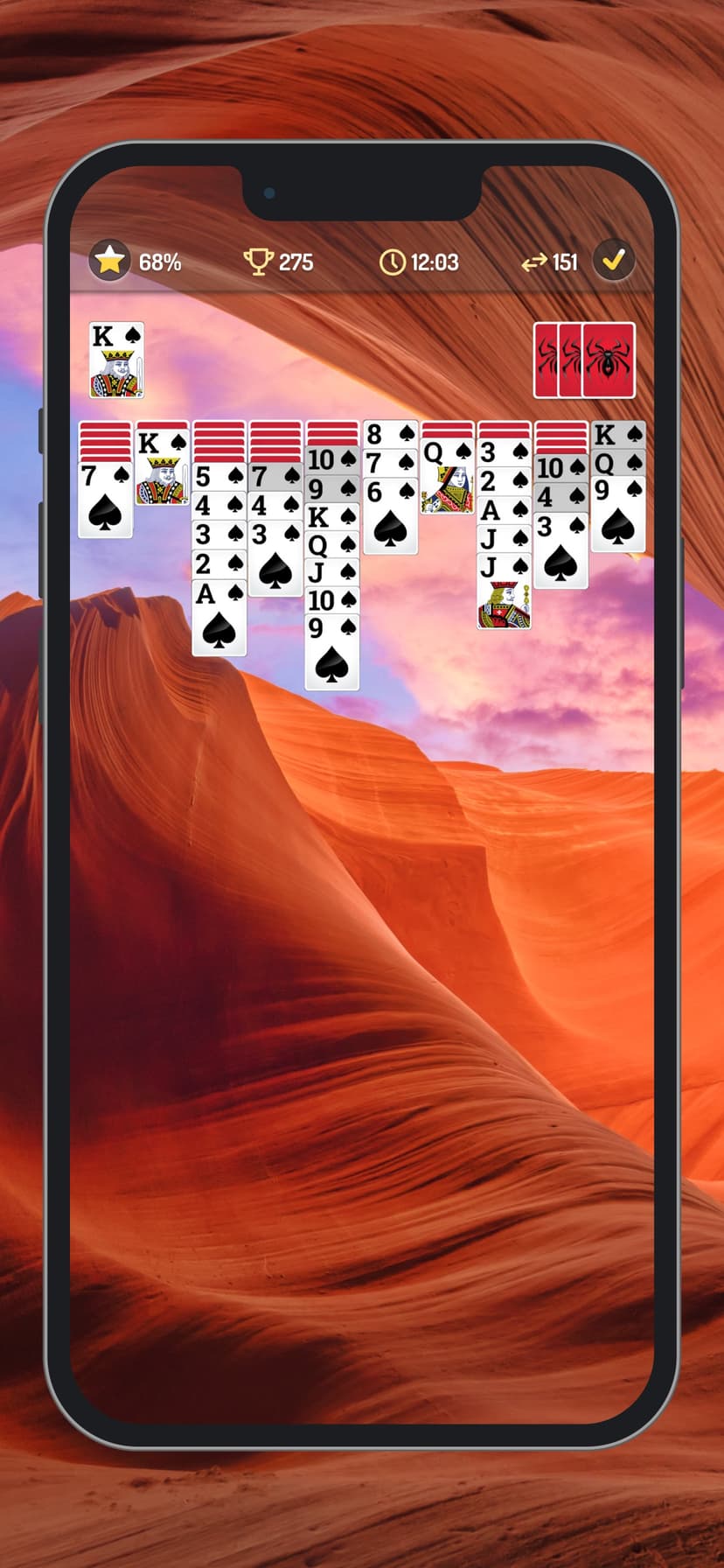 Spider Solitaire #1 Card Game screenshot 2 - screenshot
