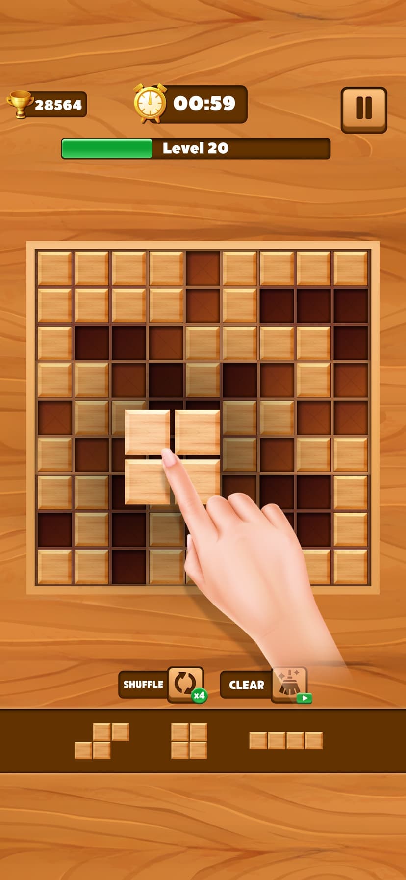 Wood Match - Wood Block screenshot 1 - screenshot