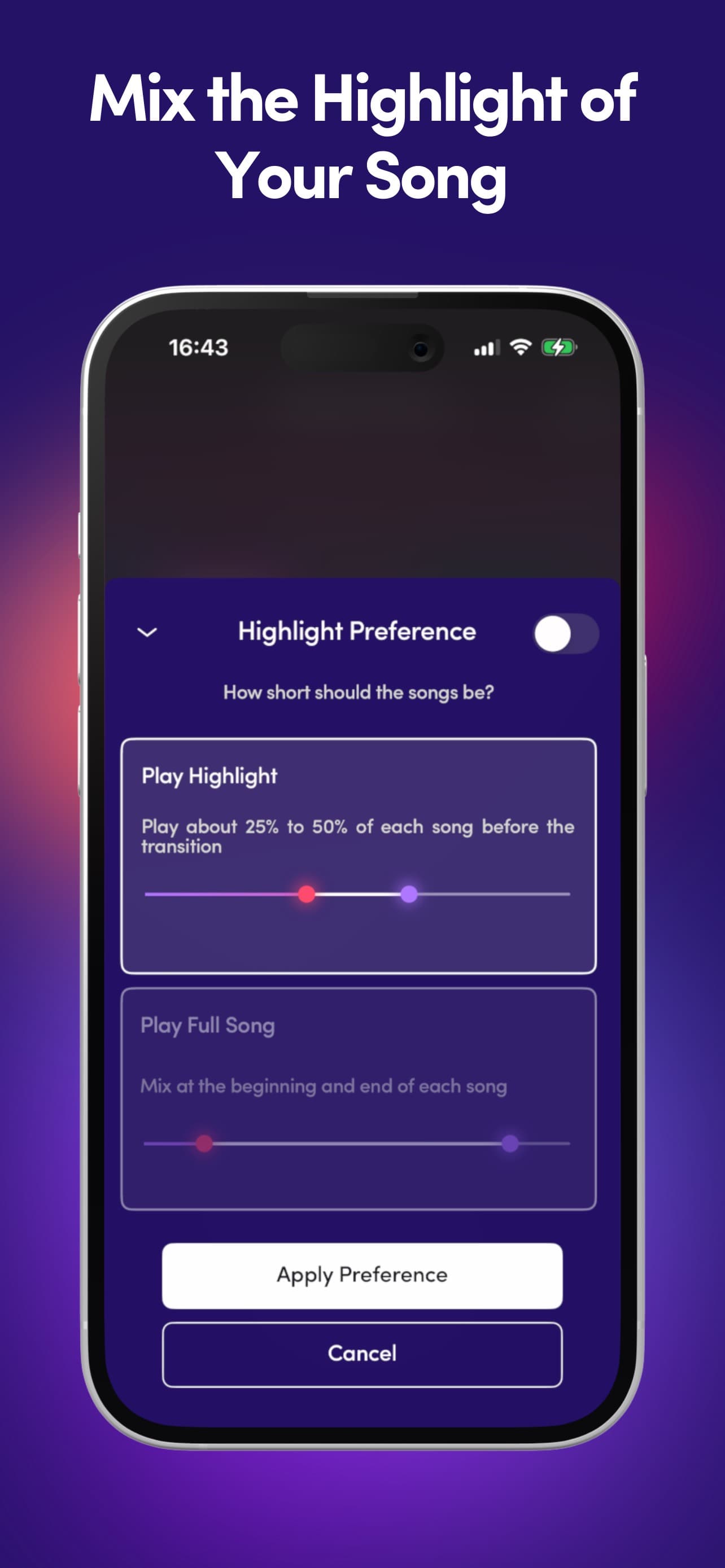 Offtrack: the AI DJ app screenshot 4 - screenshot