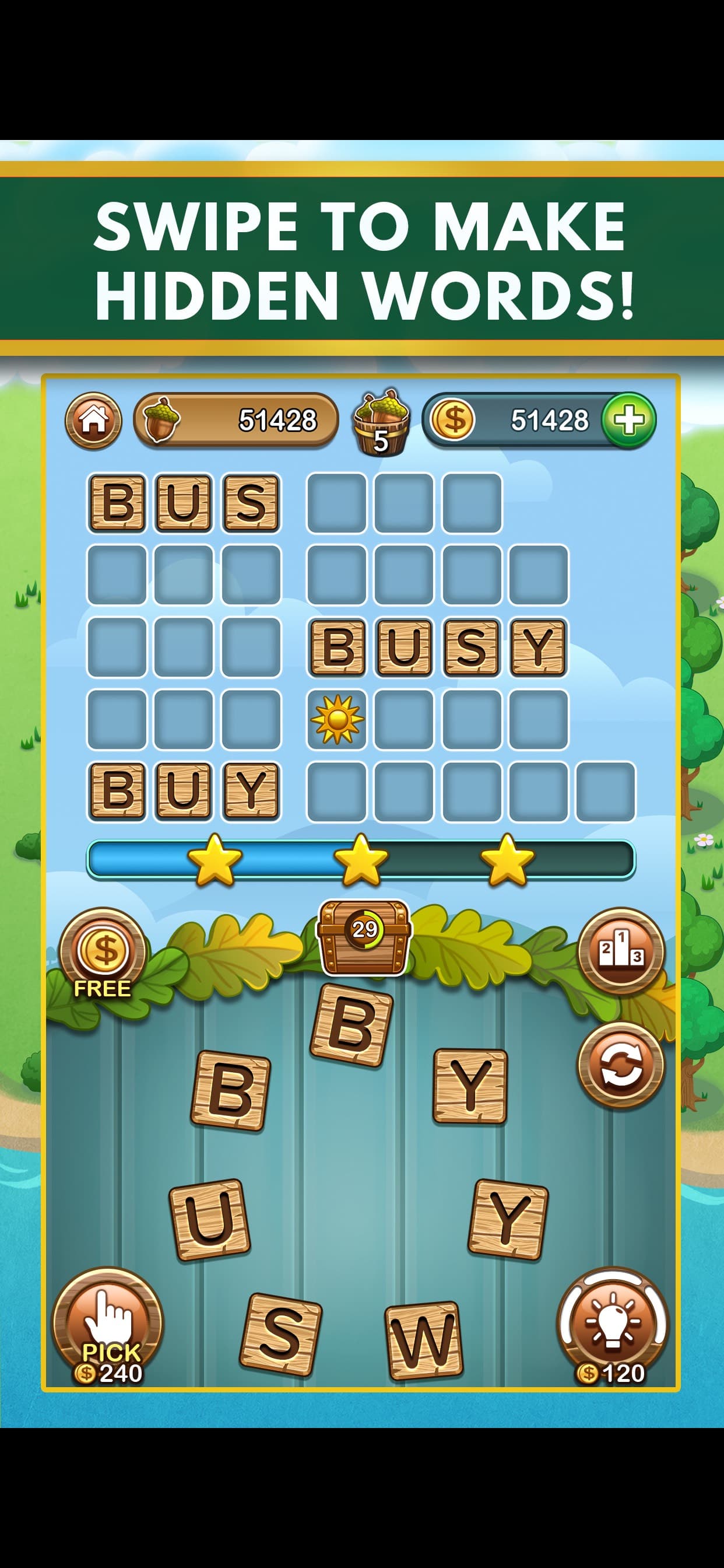 Word Forest: Word Games Puzzle screenshot 1 - screenshot