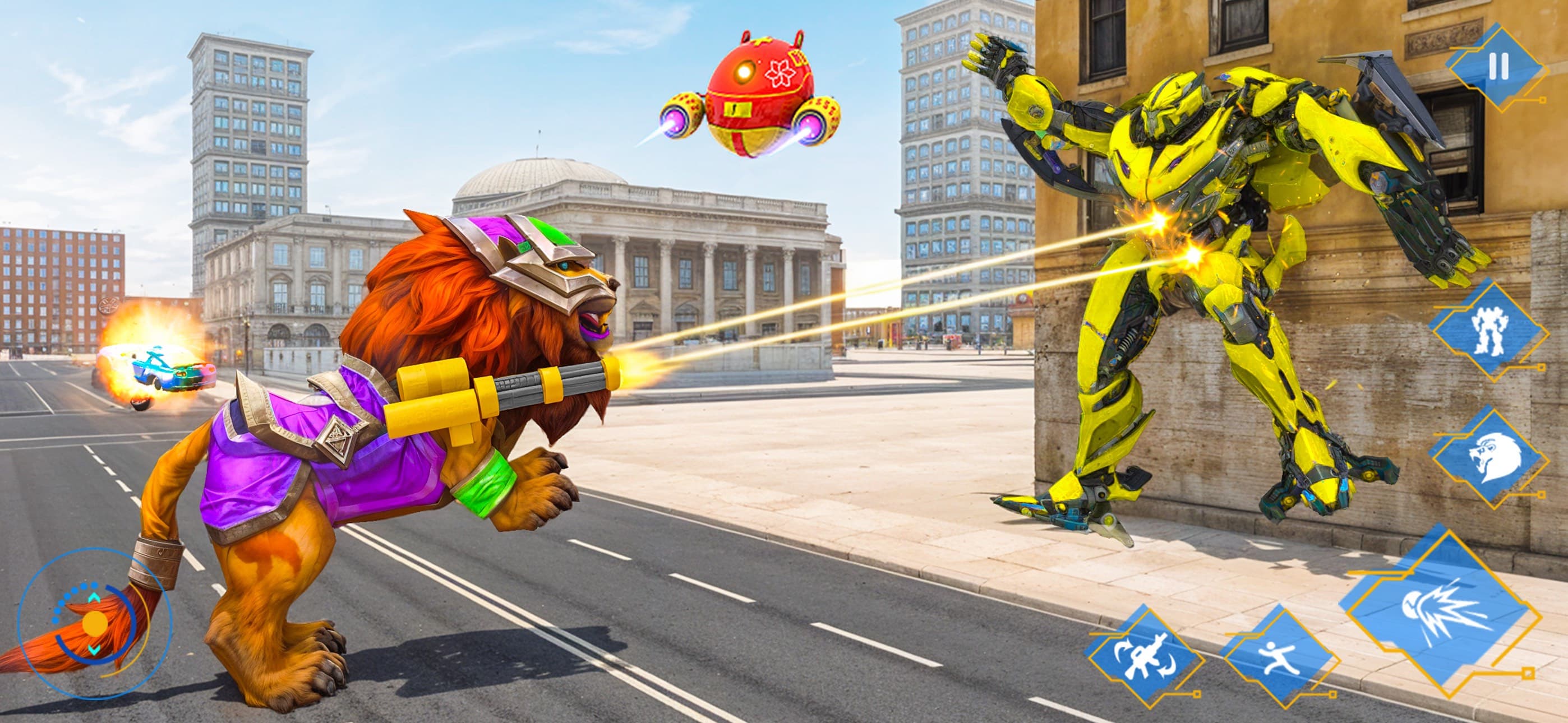 Lion Tank Alien Army Attack screenshot 5 - screenshot