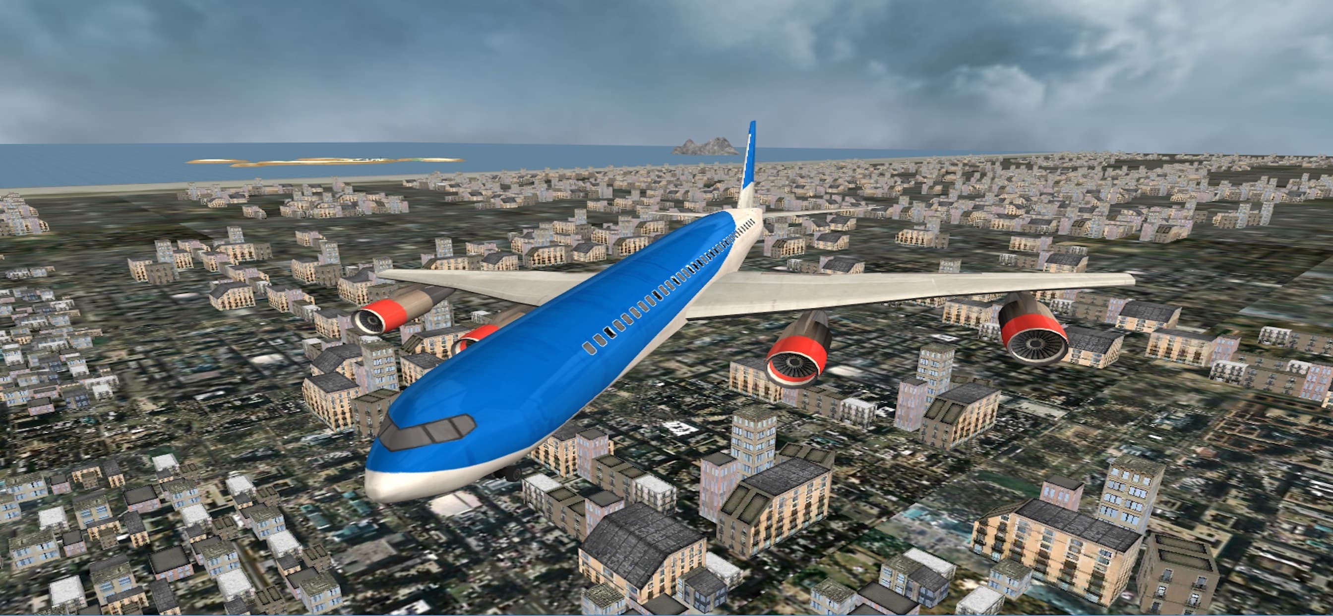 Airplane Pilot Flight Sim 3D screenshot 1 - screenshot