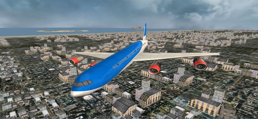 Airplane Pilot Flight Sim 3D screenshot 1 - screenshot