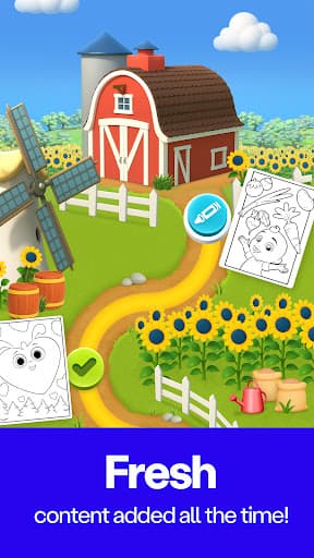 Coloring with Blippi & Friends screenshot 5 - screenshot