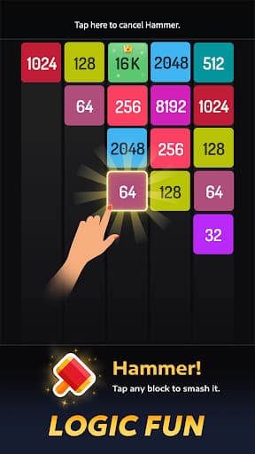 2048 Merge Games - M2 Blocks screenshot 5 - screenshot