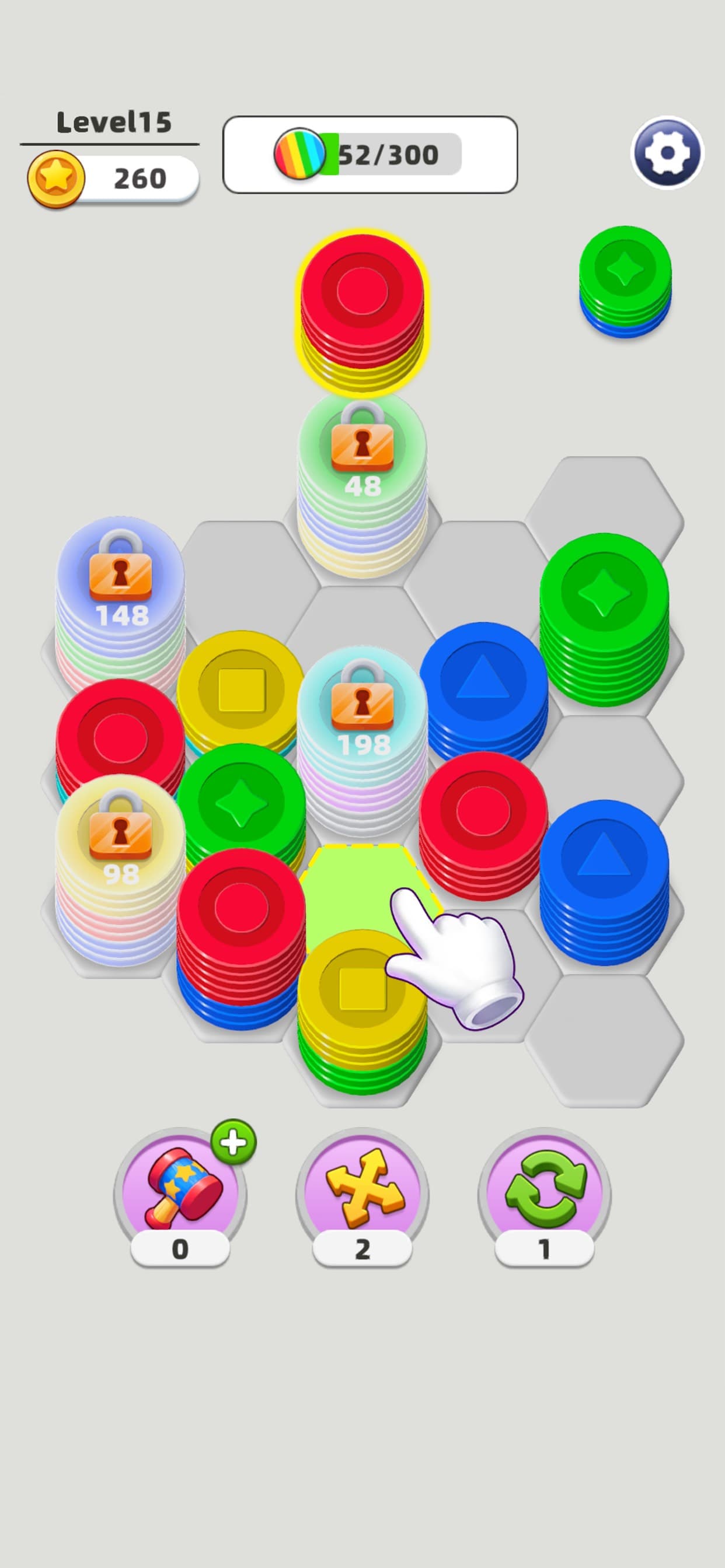 Hexa Coin Match screenshot 1 - screenshot
