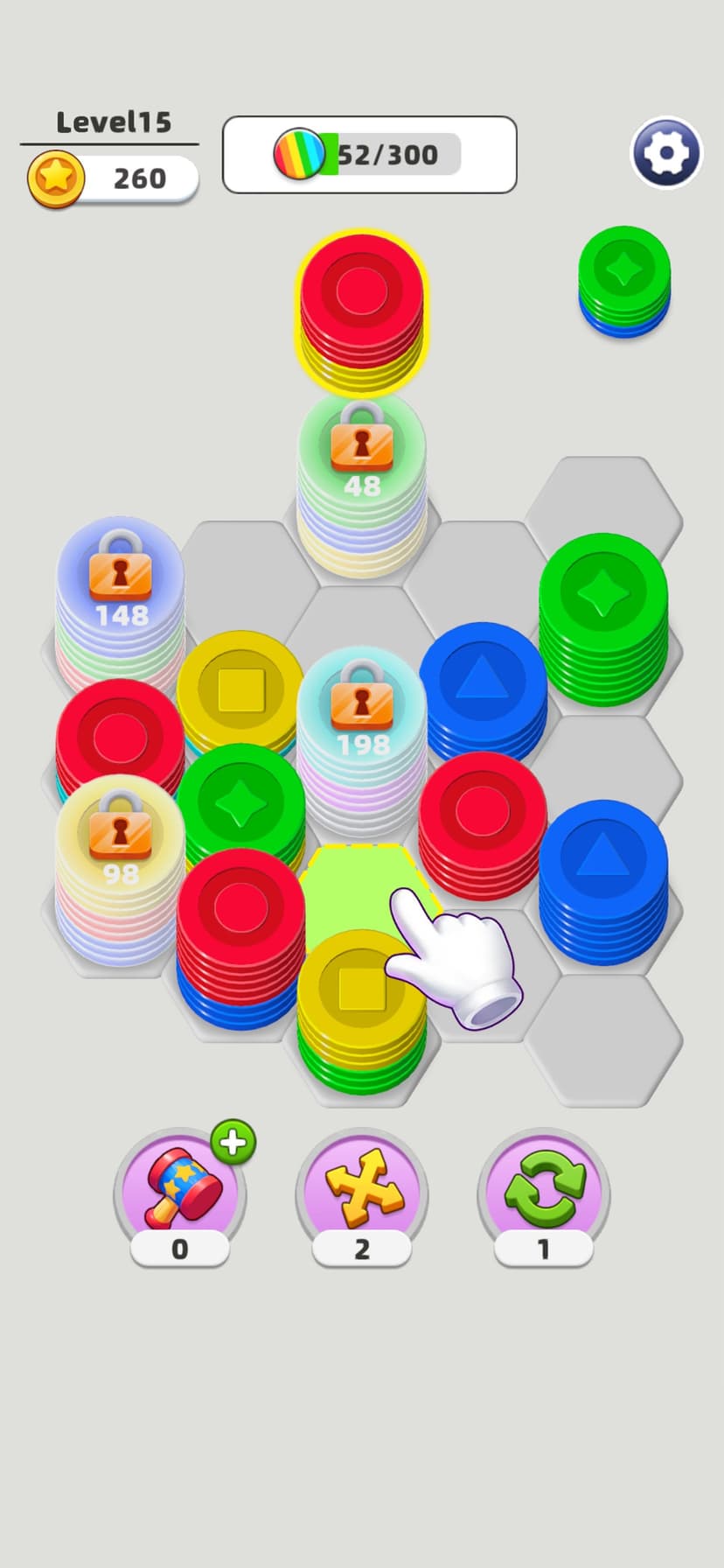 Hexa Coin Match screenshot 1 - screenshot