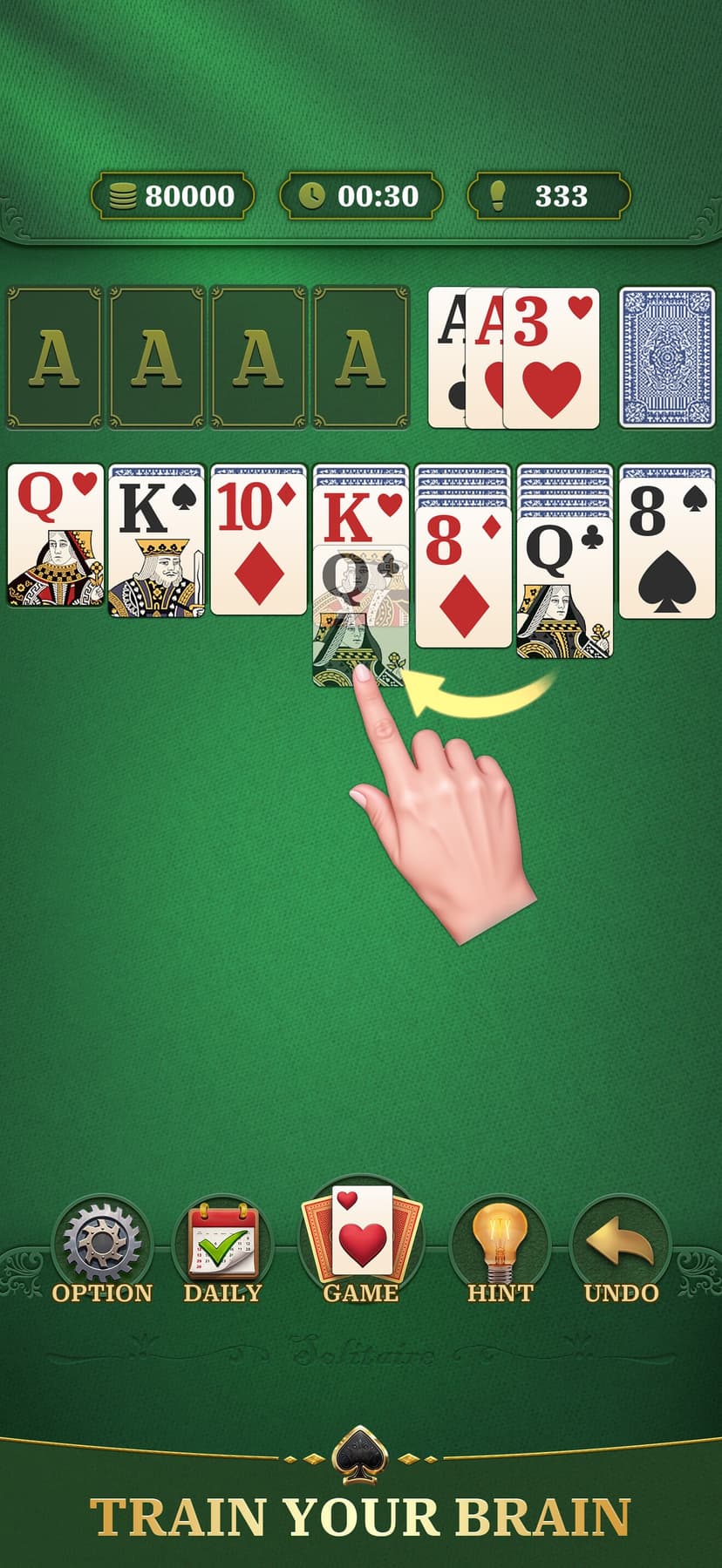 Brain Solitaire: Klondike screenshot 1 - screenshot