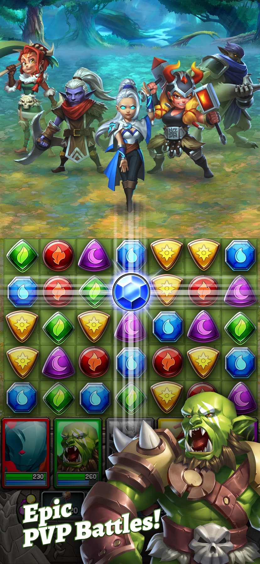 Dragon Strike: Puzzle RPG screenshot 3 - screenshot
