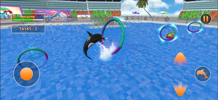 Dolphin & Shark Simulator Game screenshot 2 - screenshot