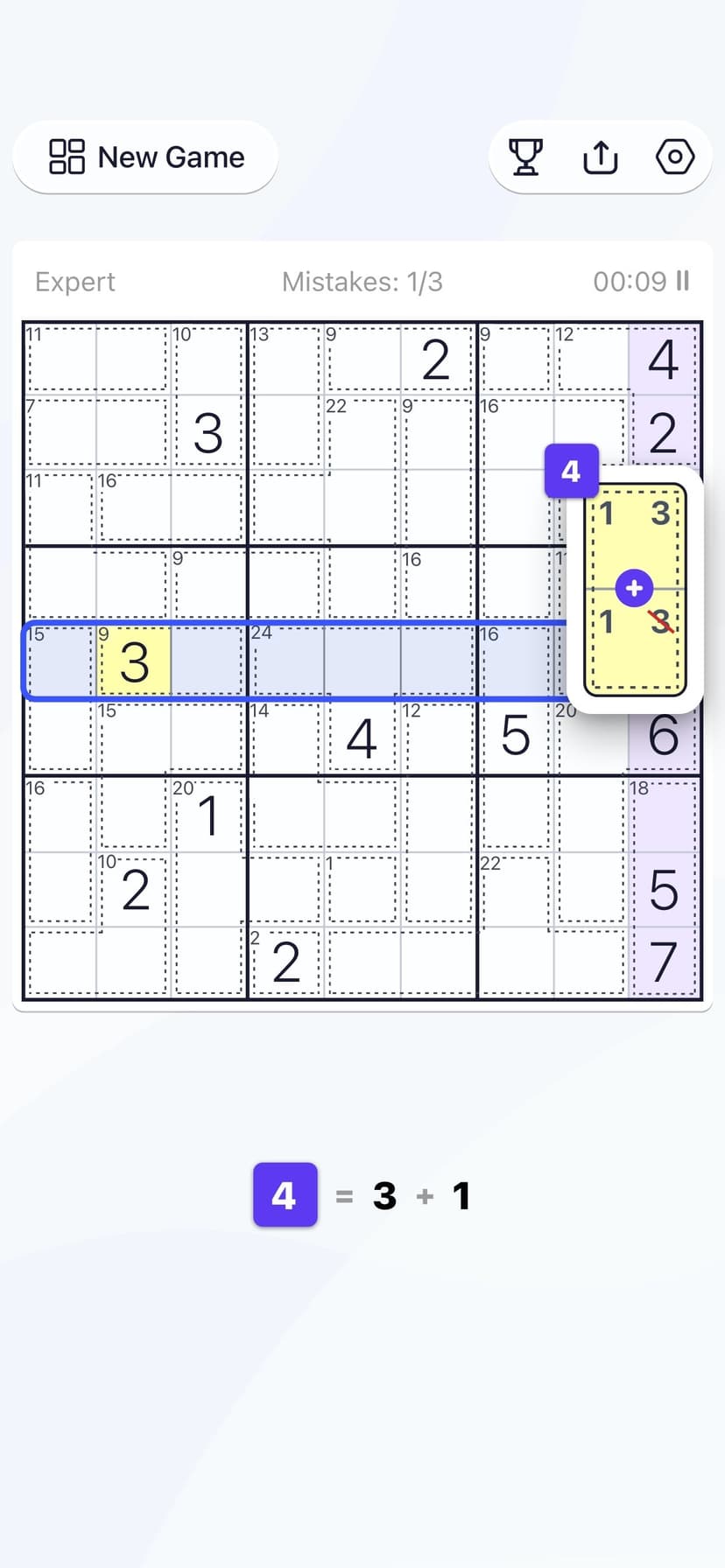 Killer Sudoku - Puzzle Games screenshot 6 - screenshot