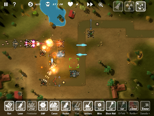 M.A.C.E. tower defense screenshot 1 - screenshot