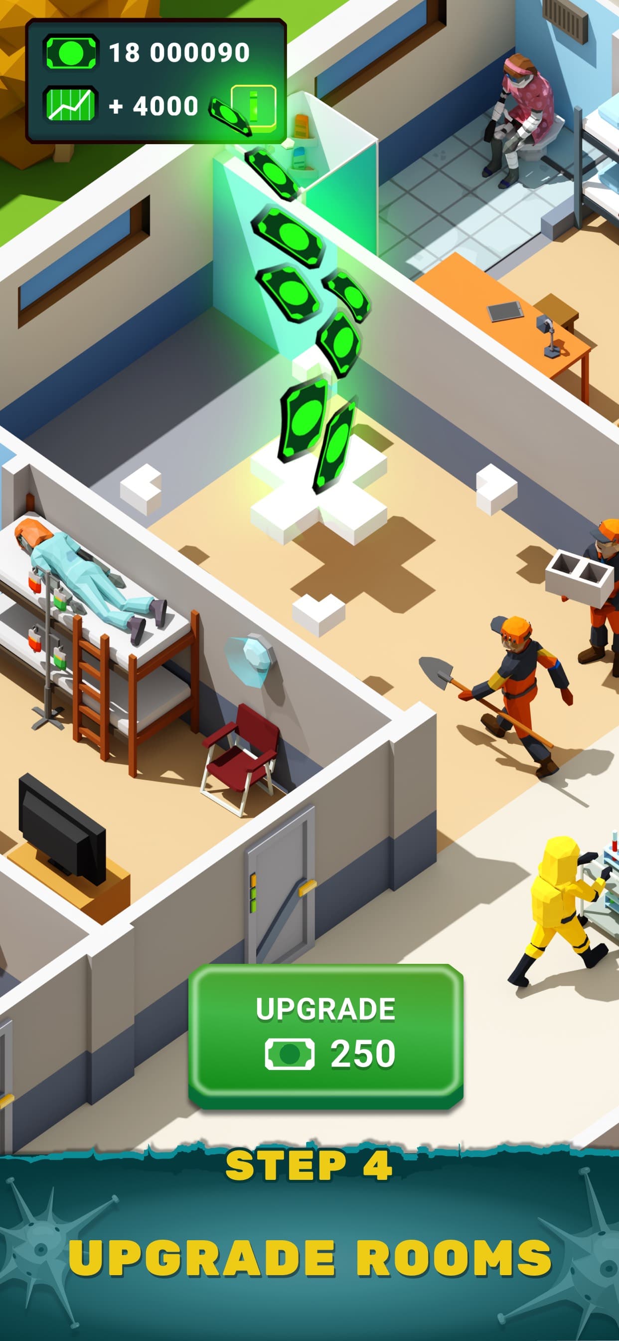 Idle Zombie Hospital Tycoon screenshot 4 - screenshot