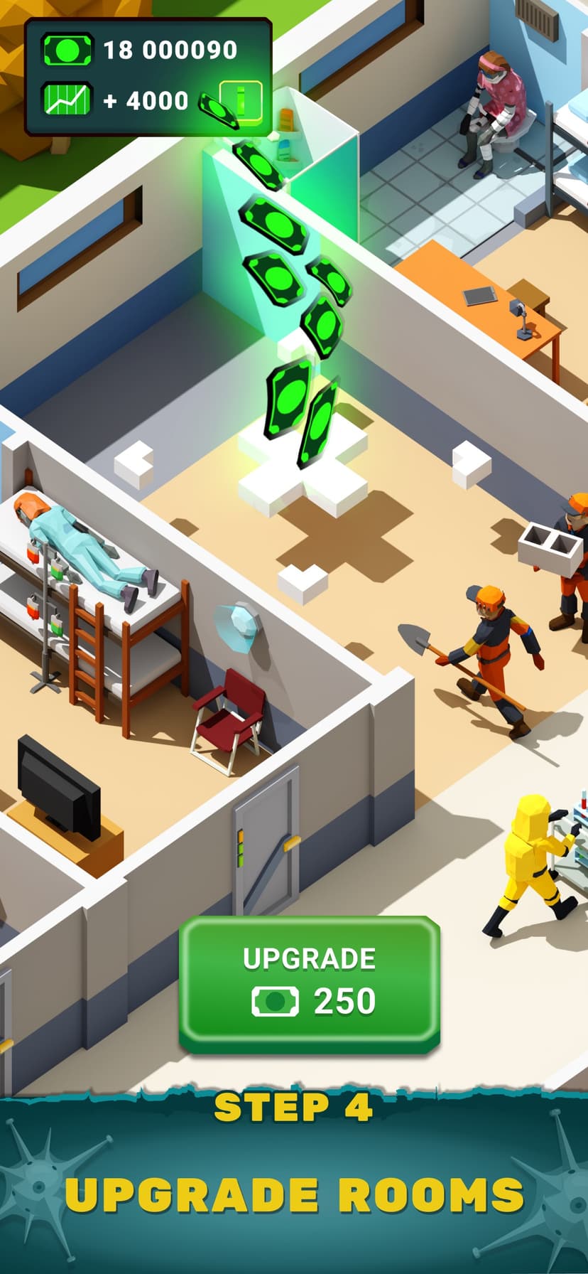 Idle Zombie Hospital Tycoon screenshot 4 - screenshot