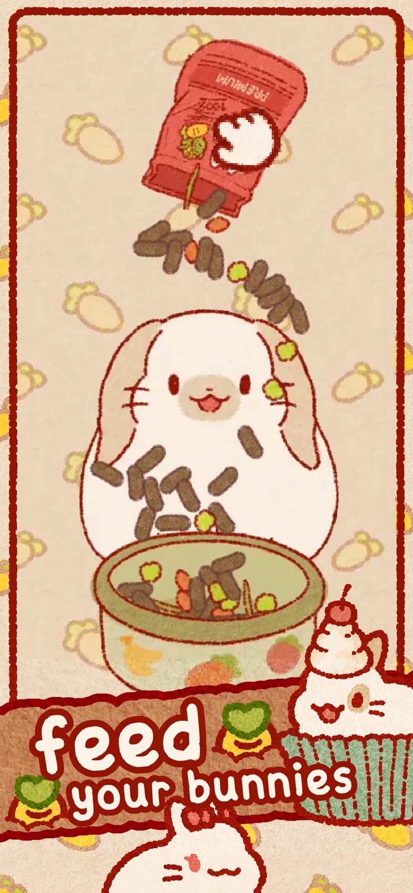 Usagi Shima: Cute Bunny Game screenshot 3 - screenshot