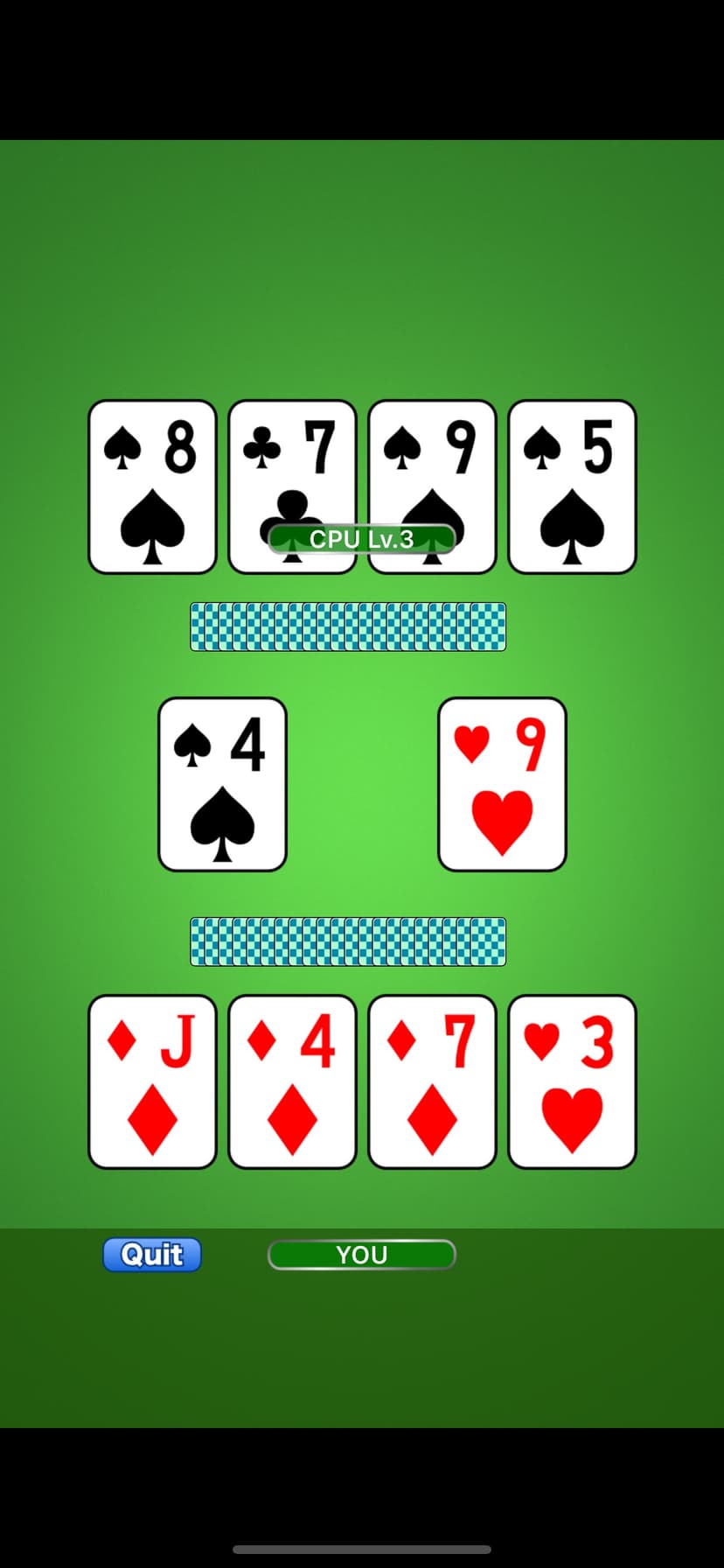 Speed (aka. Spit) : Card Game screenshot 1 - screenshot