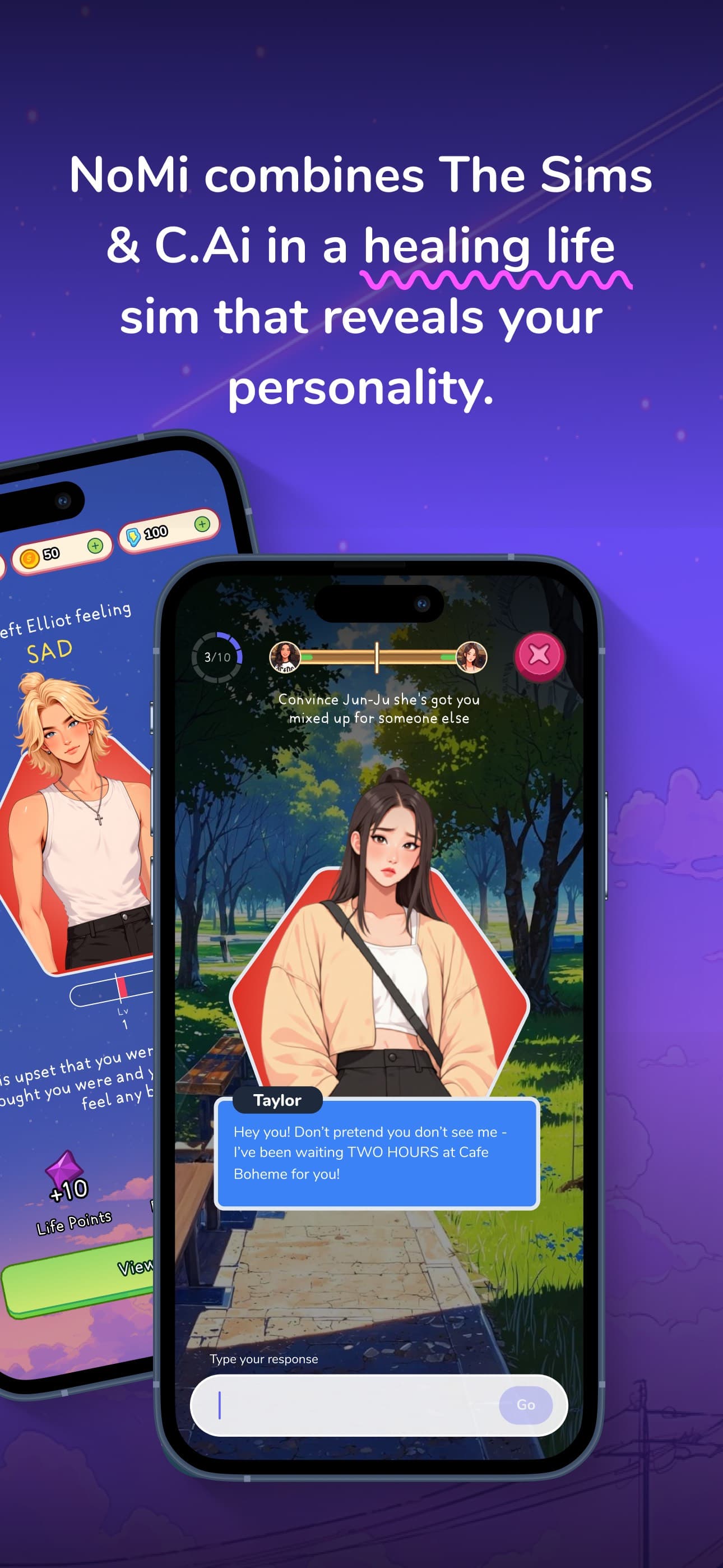 Nomi Sim - Life Simulation screenshot 1 - screenshot