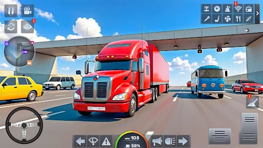 Highway Truck Simulator screenshot 1 - screenshot