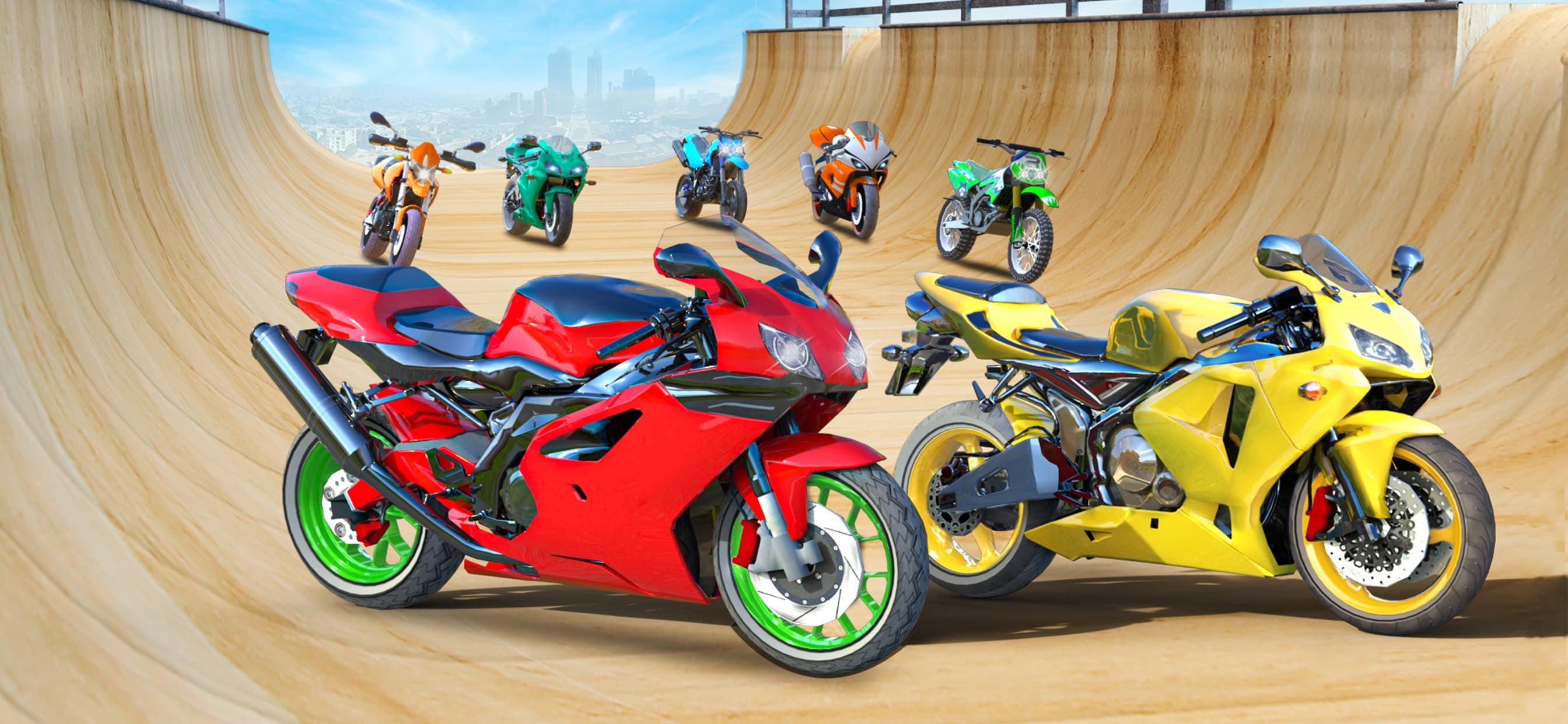 Bike 360 Flip Stunt game 3d screenshot 1 - screenshot