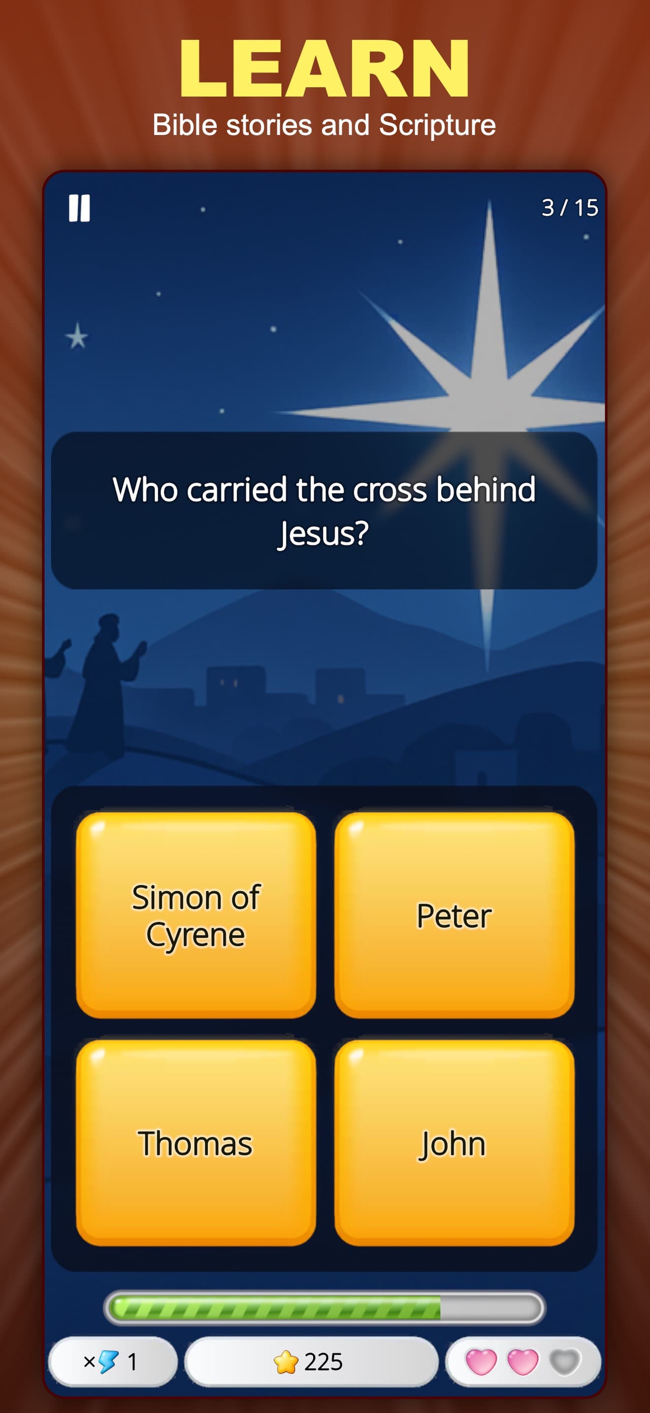 Bible Quiz: Trivia Game screenshot 1 - screenshot