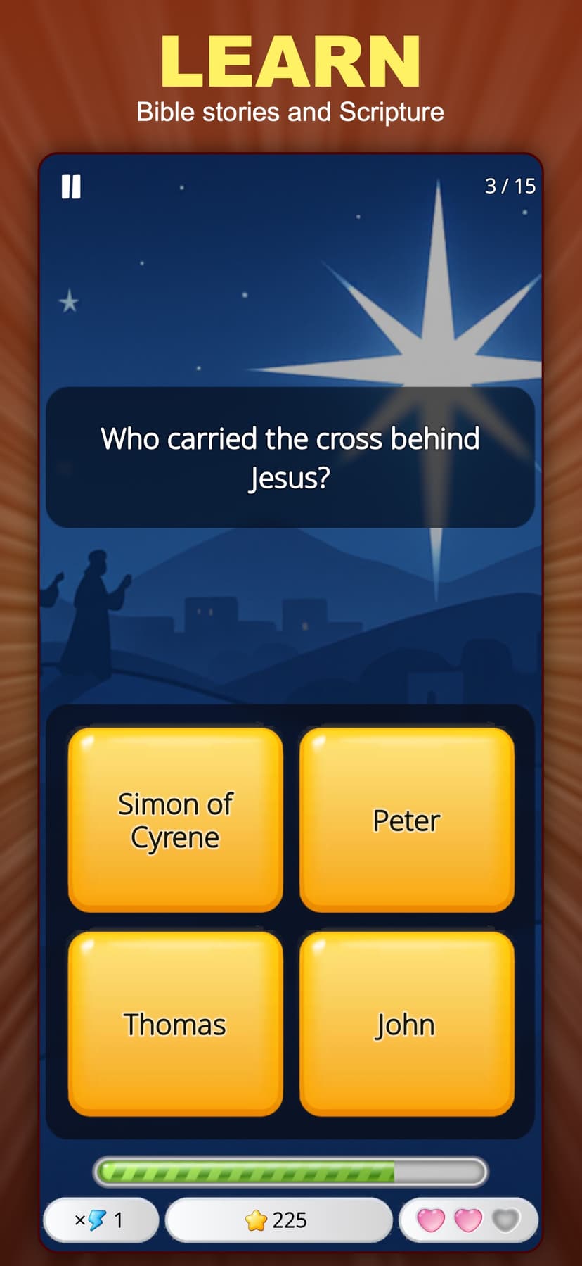 Bible Quiz: Trivia Game screenshot 1 - screenshot