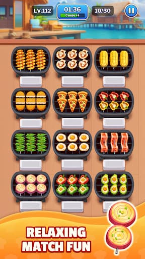 Grill Match - Food Sort Puzzle screenshot 5 - screenshot
