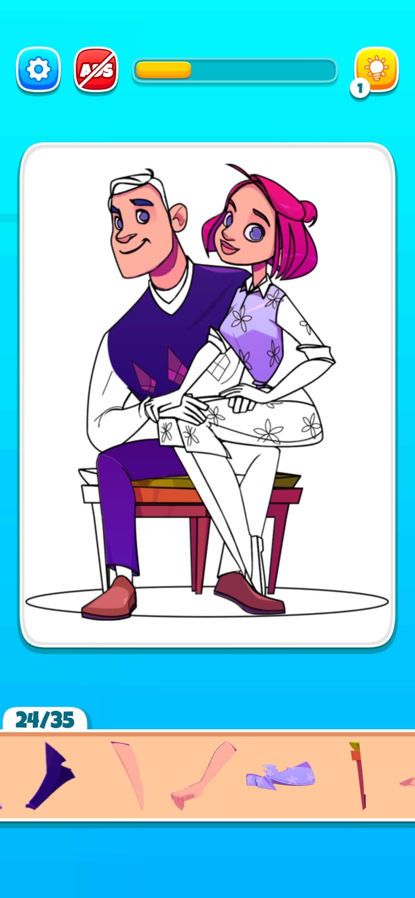 Coloring Puzzle Jigsaw screenshot 2 - screenshot
