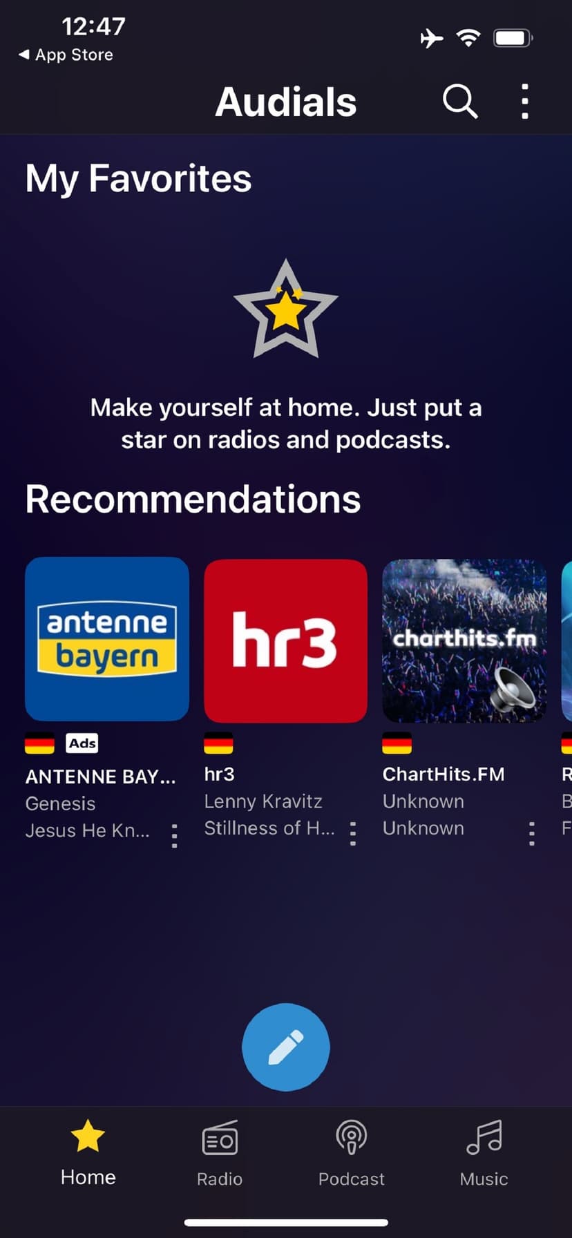 Audials Play - Radio & Podcast screenshot 1 - screenshot
