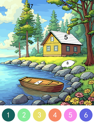 Pop Color - Paint by number screenshot 10 - screenshot