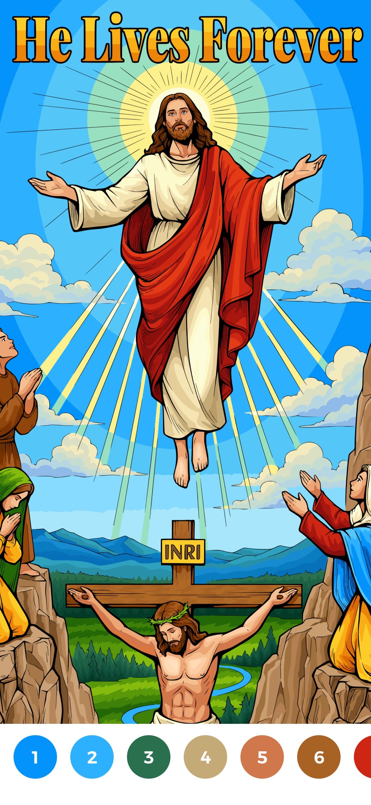 Amen Color-Bible Coloring Book screenshot 7 - screenshot