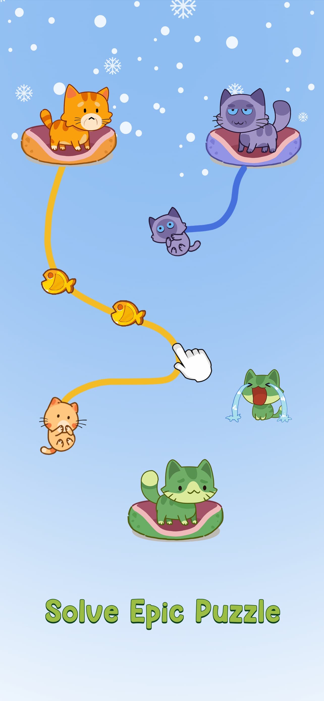 Cat Puzzle: Draw to Kitten screenshot 2 - screenshot